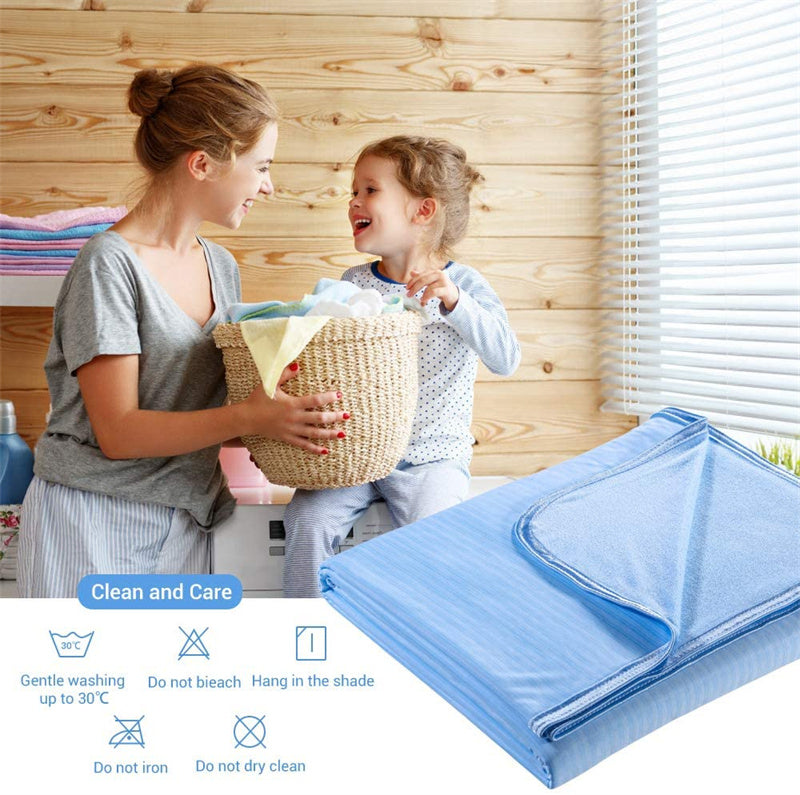 Lightweight cooling blanket care guidance