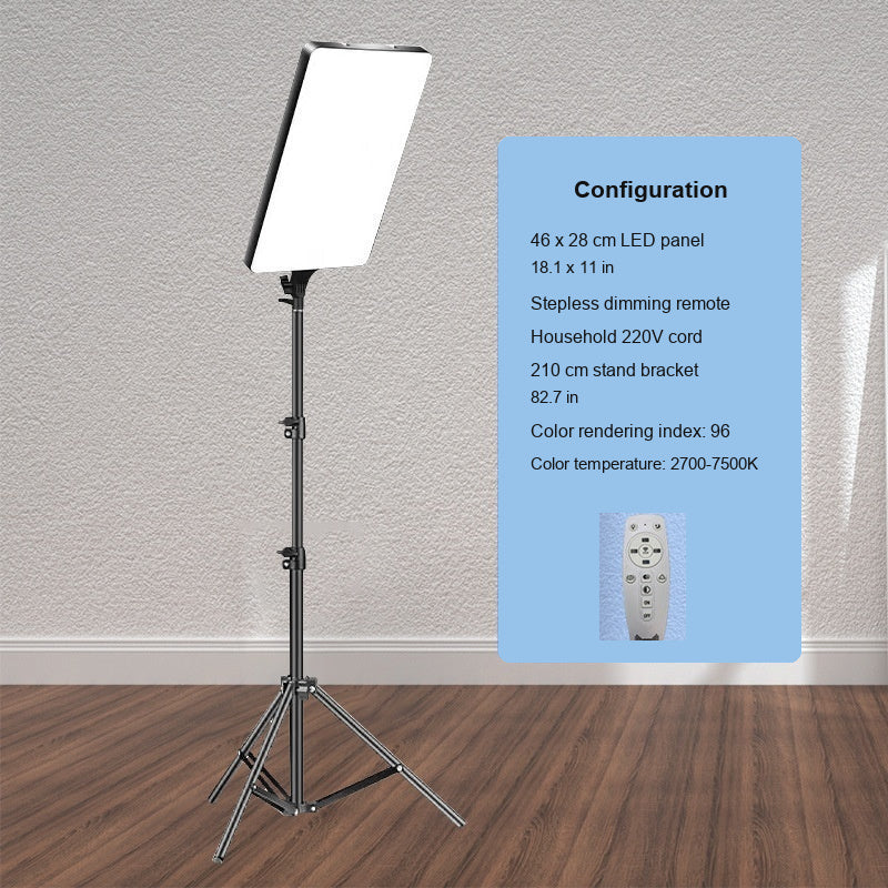 18.1 x 11 in light panel with floor stand and remote