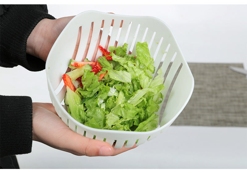 Easy Salad Maker - Salad Cutter Bowl, 1 - Fry's Food Stores