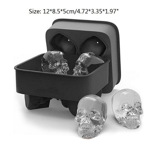 Extra Large 3D Skull Ice Cube Mold
