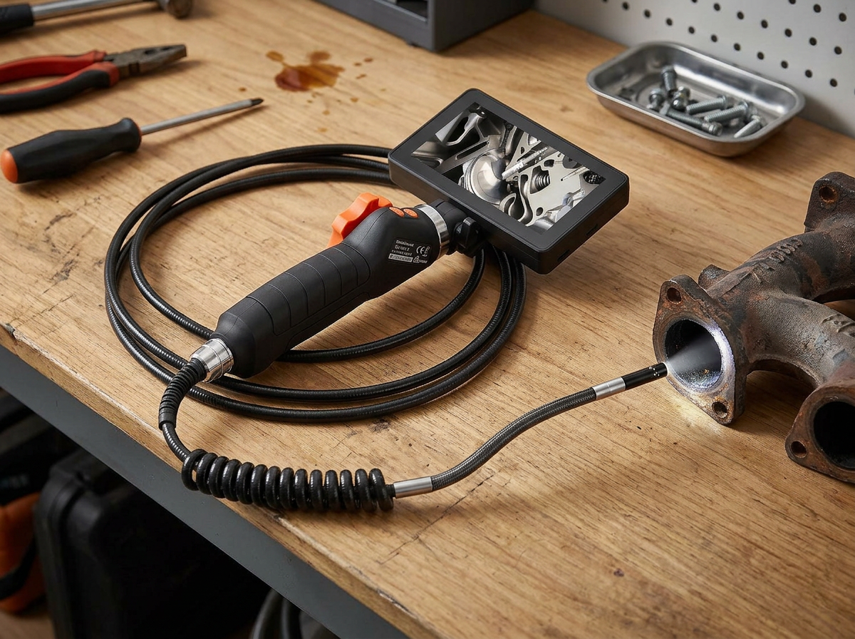 Two-Way Inspection Camera in use